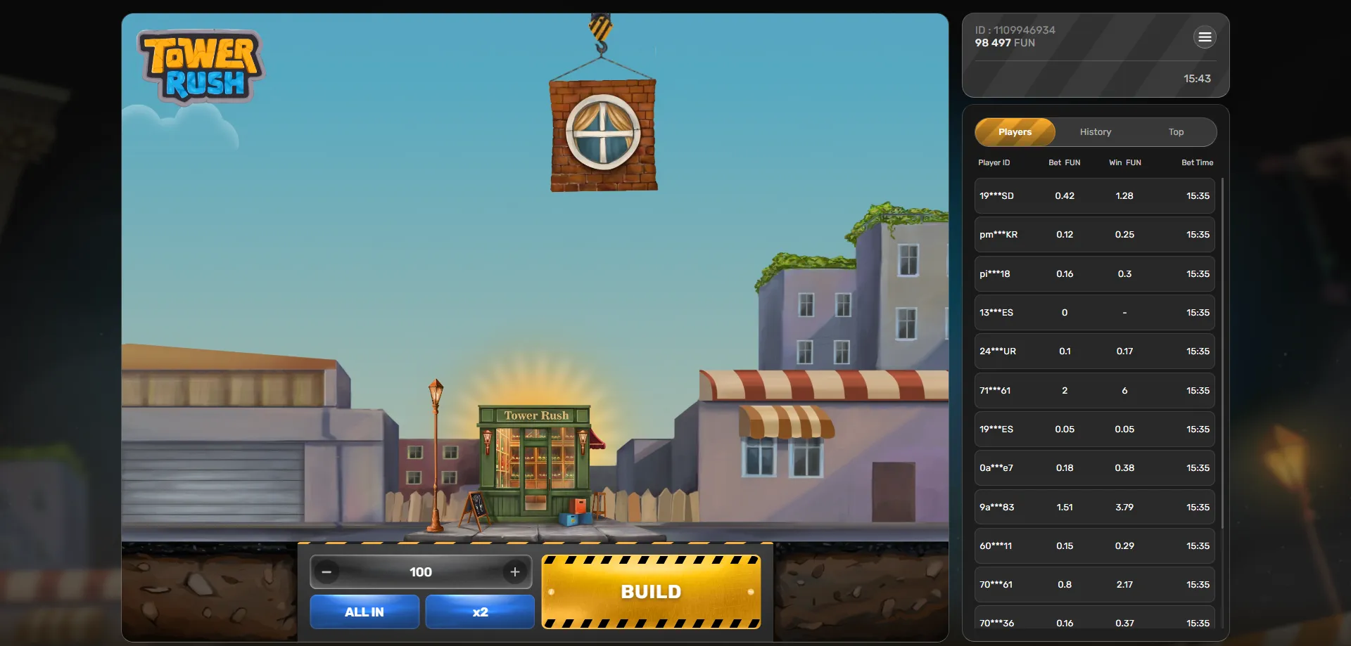 تطبيق tower rush للهاتف المحمول – أندرويد وiOS